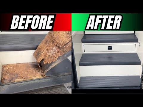 Replacing Entry Steps on a 2012 Tiffin Allegro Bus. A small part of the Sewell Motorcoach difference