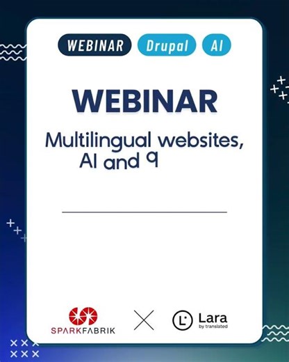 Webinar Drupal Multilingual - SparkFabrik - Lara Translate