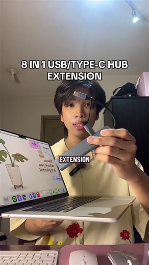 8 in 1 USB Hub Extension for Windows and MacBook