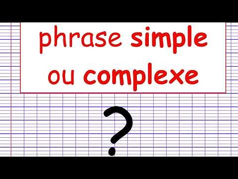 Simple sentence or complex sentence