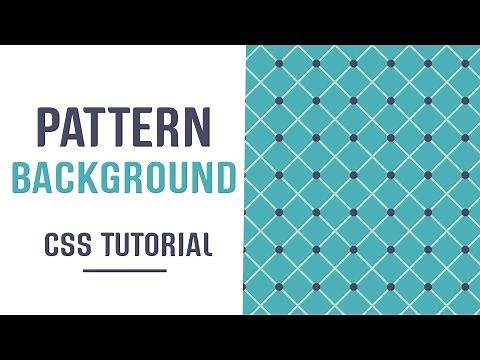 Pattern Background CSS | CSS Background Patterns | CSS Tutorial