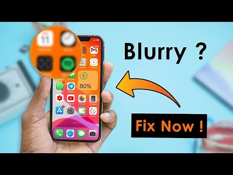 iPhone Top Of Screen Blurry FIX