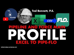 Tutorial: Excel (CSV) to Pipe-FLO Workflow