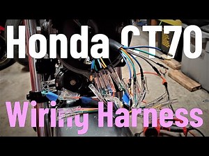 The Honda Trail 70 Wiring was so Easy Because it was BAD