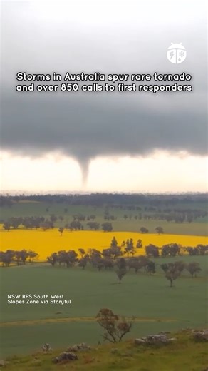 Two rare tornadoes touched down in Australia last week as severe storms ripped through the region. 🌪️ On top of the tornadoes, these storms brought incredible amounts of rain. Sydney saw 4.8 inches (122 mm) of rain in a single day, the city’s wettest in 146 years, leading to 850 emergency calls and 34 flood rescues overnight. Tornadoes aren’t common in Australia, with only about 50 reported each year, according to the Australian Bureau of Meteorology. | WeatherBug