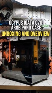 22K views · 57 reactions | Unboxing and Overview of Ocypus Iota C70 ARGB Panoramic Gaming Case. | EASY PC | Facebook