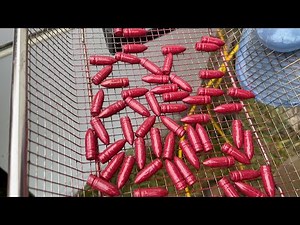 Shake and bake powder coating cast bullets