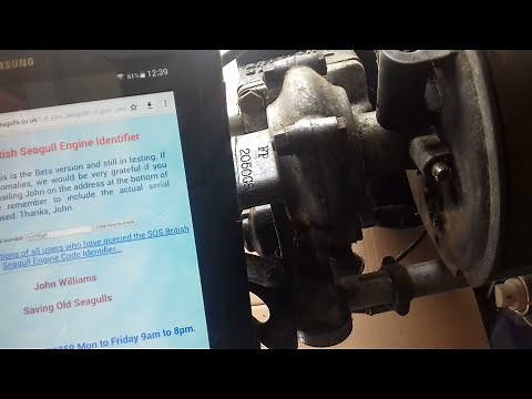 Engine number identification outboard motor seagull