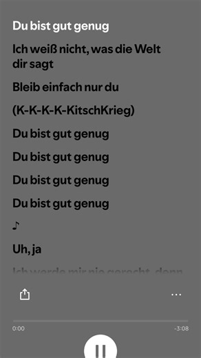 Du bist gut genug — Gut Genug song lyrics & meaning