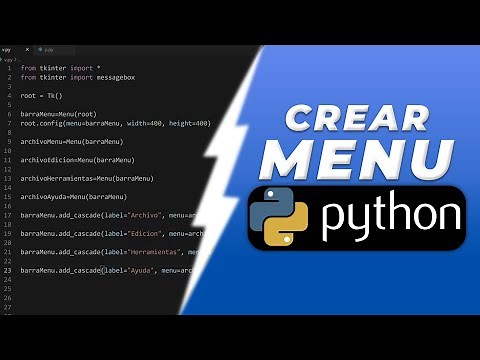 Cómo Crear Un Menú En Python Desde Cero // Menú Python While