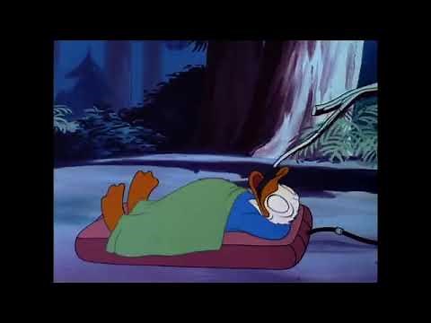 Donald Duck Sleeping while Swallowing a Branch for 10 Hours