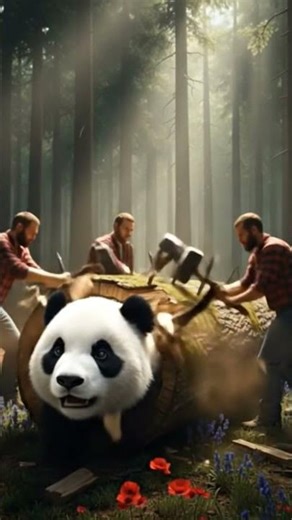 Panda 🐼 Ai 3D video #Panda3D #AIPanda #3DAnimation #PandaVideo #AIVideo #PandaLovers #3DWorld