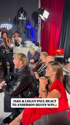 MVP - Most Valuable Promotions on Instagram: "@jakepaul & @loganpaul react to @spiderandersonsilva Silva beating Tyron Woodley😳 Live NOW on Netflix‼️ #JakeJoshua"