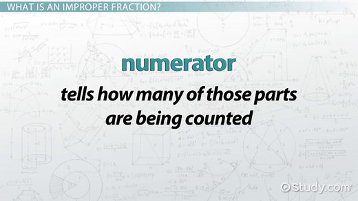 Simplifying Improper Fractions | Steps & Examples