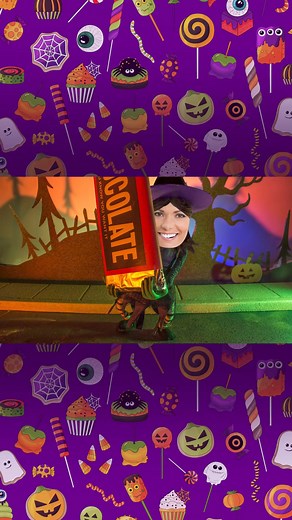 Stick your face in hilarious Halloween ecards and send laughs to someone who's sweeter than candy! | JibJab