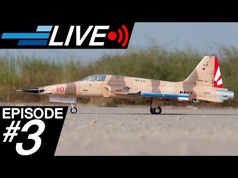 Motion RC Live Ep. #3 - Freewing F-5 Set Up with Admiral RX600SP Gyro Receiver and More
