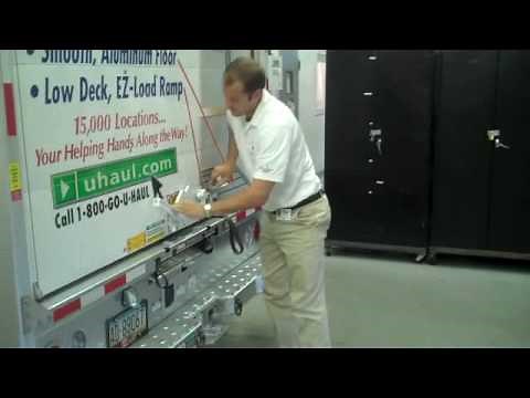 How To Use A U-Haul Truck Loading Ramp