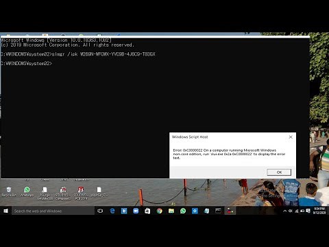 How to fix the error 0xc0000022 a Computer running Microsoft windows non-core edition