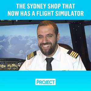 56K views · 709 reactions | EzyMart owner Ahmed Abdelwahed is an Egyptian aviation electrical engineer who came to Australia in 2018.Unable to work as an engineer here, he built the simulator in the back of his shop to connect with his past and to give his customers something to enjoy. #TheProjectTV | The Project | Facebook
