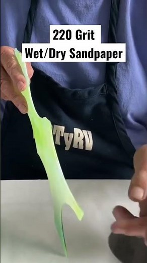 Use Sandpaper to Smooth Glass Edges