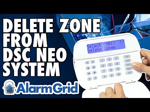 Delete a Zone From a DSC PowerSeries NEO
