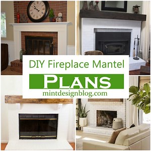 23 DIY Fireplace Mantel Plans You Can Make Today