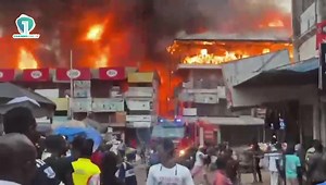 11K views · 124 reactions | Fire engulfs shops at Adum, firefighters struggle to access scene A massive fire is sweeping through shops in Adum, Kumasi’s Central Business District, leaving property owners in distress. Firefighters are battling to contain the blaze, but restricted access is slowing their efforts. #ChannelOneNews | Citi TV | Facebook