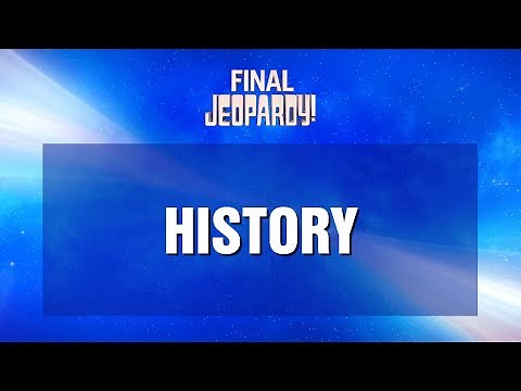 Final Jeopardy!: History | JEOPARDY!