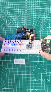 480K views · 5K reactions | How I Make: Control LEDs with Tilt! MPU6050 Sensor and Arduino Magic #Arduino #arduinoproject #mpu6050 #diy #engineering | SunFounder OpenSource | Facebook