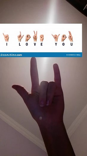 How to say I love you in American Sign Language (ASL) #asl #ily #iloveyou #sl #signlanguage #lesson #deaf #teaching #2k #ilyy #foryou #fy #fypage