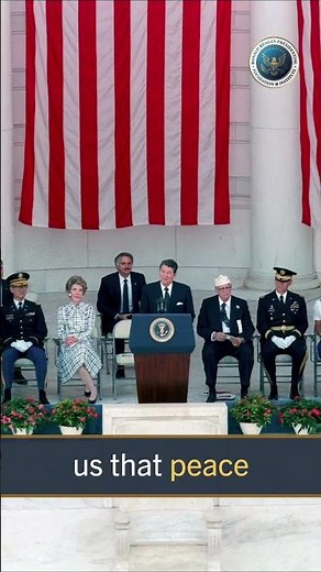 President Reagan on Honoring Veterans and the Strength Behind Peace