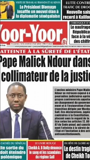 🇸🇳 In French Press review of October 20, 2025. part 1 #mtdnews08 #revuedepresse