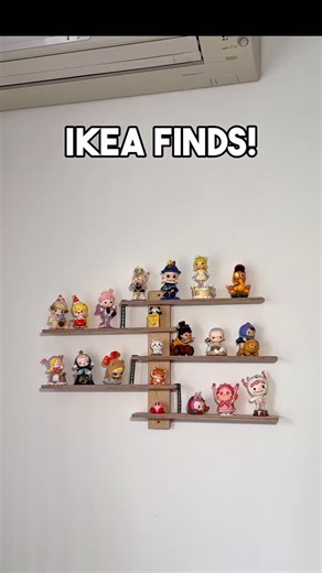 Check out this super handy #ikea #ikeafinds for #collectibles #popmart Art Toys Figures or even #gacha display wall shelves, from the children section cost $15 AUD each. | adrianwidjy
