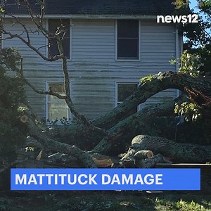4.1K views · 48 reactions | STORM DAMAGE: A strong line of storms moved through Long Island Sunday night, but residents in Mattituck believe a tornado may have touched down. The NWS is on the scene surveying the damage. (Via Danielle Campbell) More Information - https://bit.ly/3C7VLf8 | News 12 Long Island | Facebook