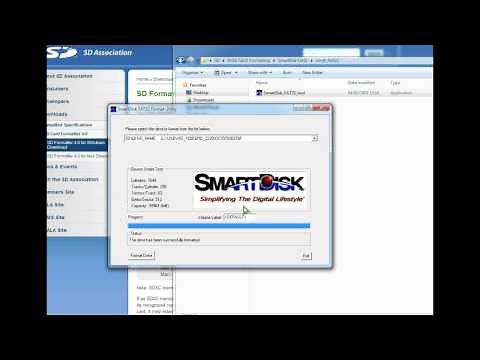 How to use SmartDisk Fat32 Utility to change exFat to FAT32
