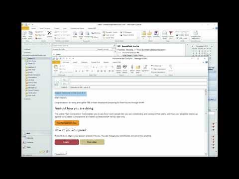 How to paste Word into Outlook