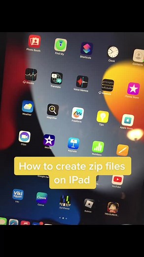 Create zip files on IPad #howtotiktok #howto #sublimation #procreate #learnontiktok ##tipsandtricks #ipadtips