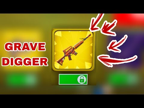 How to get the GRAVE DIGGER in crazy red vs blue fortnite map