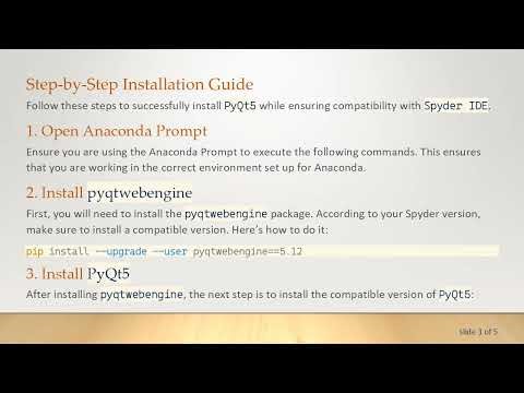How to Fix PyQt5 Installation Errors in Spyder IDE