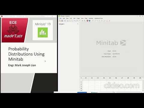 Statistics: Probability Distribution Using Minitab