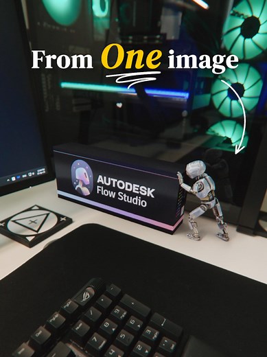 Robot Creation with Autodesk Flow Studio | AI Animation
