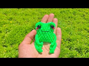 Loomigurumi Frog Tutorial~Rainbow Loom