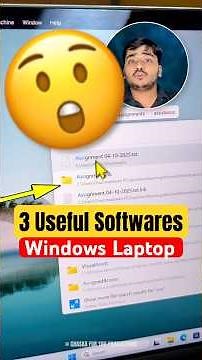 3 Useful Windows Laptop Softwares! (अभी Install करो)