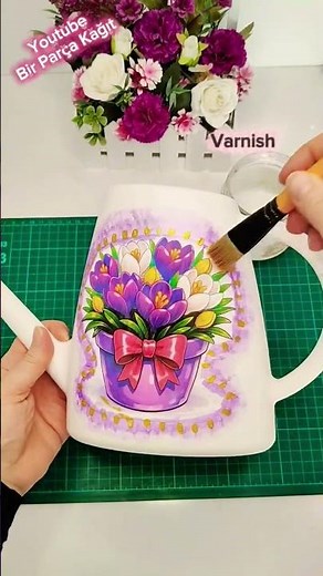 DIY decoupage - with copy paper