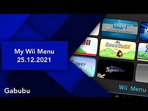 My Wii Menu - 25.12.2021