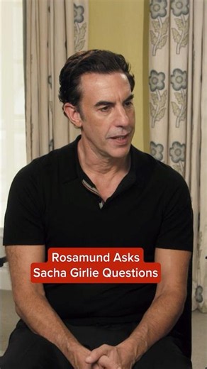 Rosamund Pike Quizzes Sacha Baron Cohen on Women Stuff #shorts #netflix
