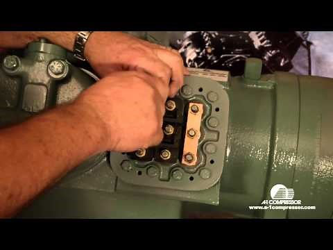 How To Wire a Carrier 06E 208/230 Volt 3 Phase Compressor