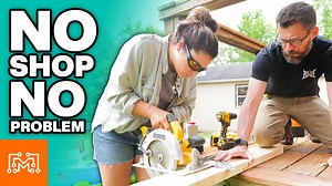 DIY Sofa Table with Basic Tools - I Like To Make Stuff