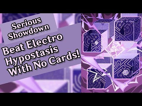 [SERIOUS SHOWDOWN] Beat Electro Hypostasis Without Using Any Card - Genshin Impact TCG