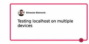 Testing localhost on multiple devices